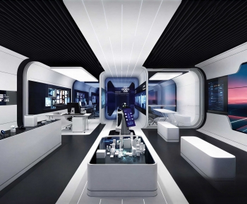 Modern Exhibition Hall-ID:741906883