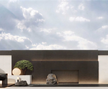 New Chinese Style Courtyard/landscape-ID:491586923