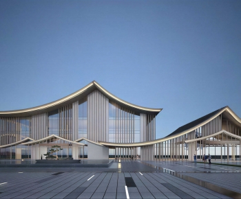 New Chinese Style Architecture Of Artistic Style-ID:841233023