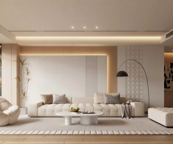 Modern A Living Room-ID:203640944