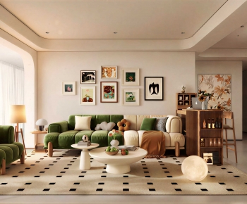 Modern A Living Room-ID:574676992