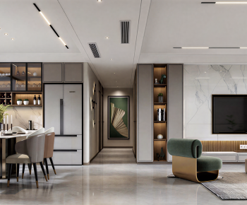 Modern A Living Room-ID:192051896