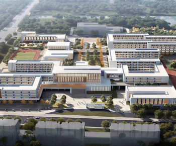 Modern Architectural Bird's-eye View Planning-ID:185825114