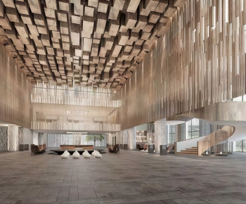 Modern Office Reception Desk-ID:309561015