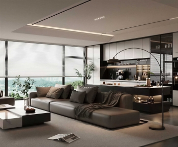 Modern A Living Room-ID:540117984