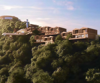 Modern Appearance Of Commercial Building-ID:414181954