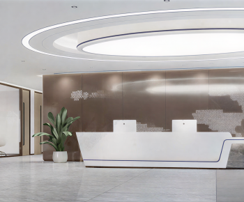 Modern Office Reception Desk-ID:898332127