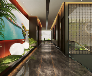 New Chinese Style Corridor-ID:849936964