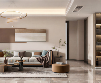 Modern A Living Room-ID:954722882