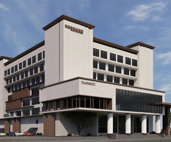 Modern Appearance Of Commercial Building-ID:825840002