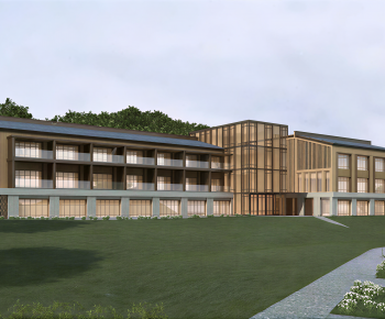 Modern Appearance Of Commercial Building-ID:586805111