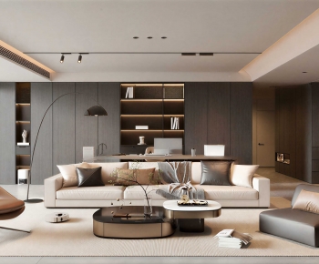 Modern A Living Room-ID:960829977