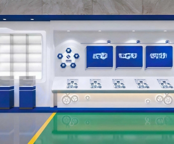 Modern Exhibition Hall-ID:155512094