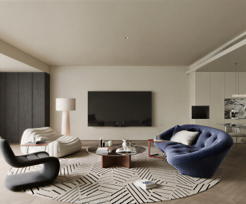 Modern A Living Room-ID:296420105