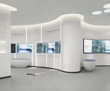 Modern Exhibition Hall-ID:497518067