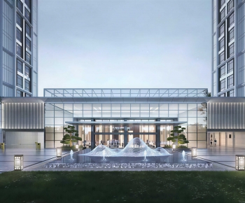 Modern Facade Element-ID:171175002