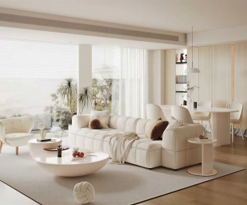 Modern A Living Room-ID:498841055