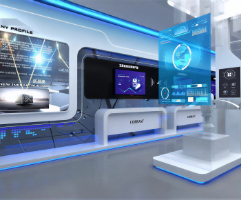 Modern Exhibition Hall-ID:684593928