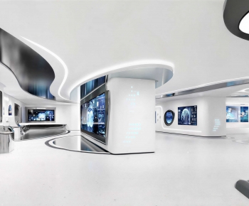 Modern Exhibition Hall-ID:634948025