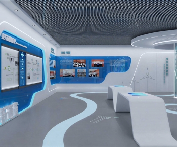 Modern Exhibition Hall-ID:723875056