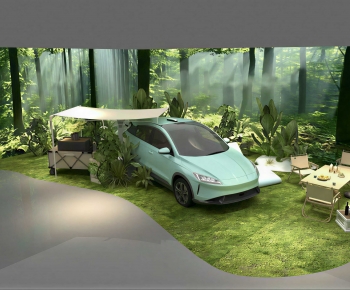 Modern Park Landscape-ID:389137038