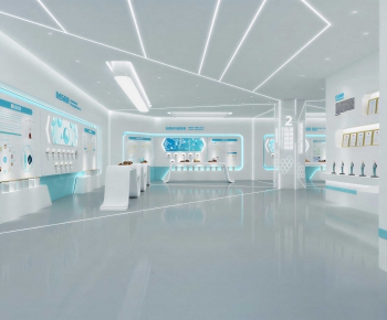 Modern Exhibition Hall-ID:864146954