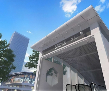 Modern Public Building-ID:416400464