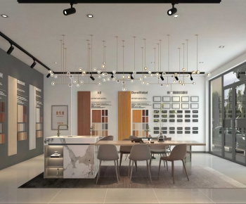 Modern Exhibition Hall-ID:629868031