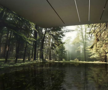 Modern Exhibition Hall-ID:987762931