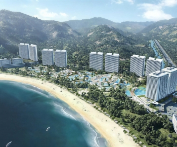 Modern Architectural Bird's-eye View Planning-ID:238071929