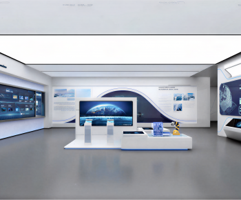 Modern Exhibition Hall-ID:407653093