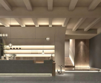 Modern Office Reception Desk-ID:863471063