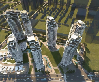 Modern Architectural Bird's-eye View Planning-ID:105277065