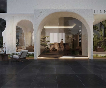 Modern Facade Element-ID:387888914