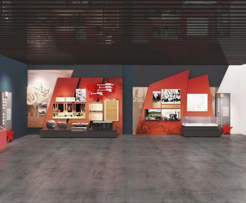 Modern Exhibition Hall-ID:710349172