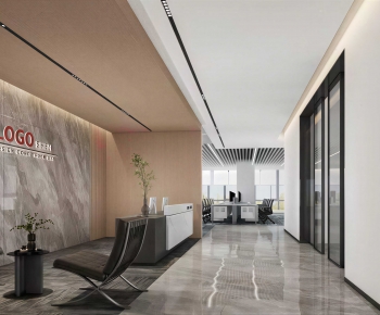 Modern Office Reception Desk-ID:900331029