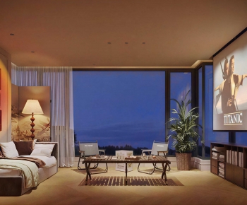 Modern A Living Room-ID:227140905