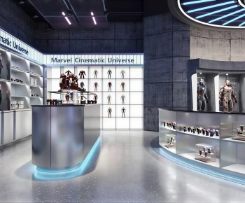 Modern Exhibition Hall-ID:740150938