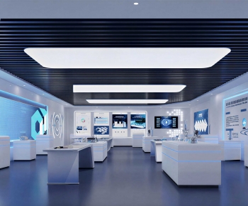 Modern Exhibition Hall-ID:473331931