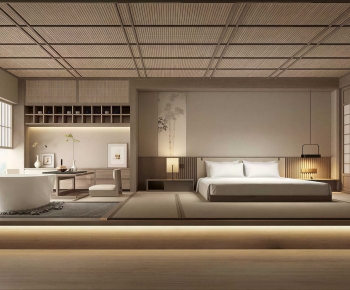 New Chinese Style Bedroom-ID:620043995