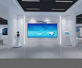 Modern Exhibition Hall-ID:711942913