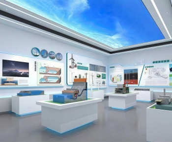 Modern Exhibition Hall-ID:990597018