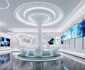 Modern Exhibition Hall-ID:507747898