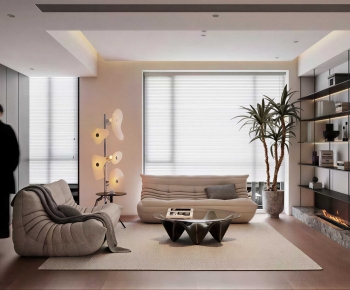 Modern A Living Room-ID:836107024