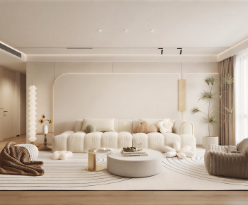 Modern A Living Room-ID:614084014