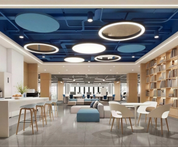 Modern Bookstore Book Bar-ID:694595101