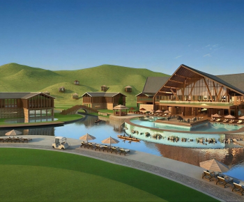 Modern Appearance Of Commercial Building-ID:811412102