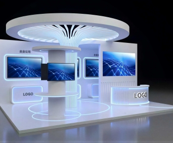 Modern Exhibition Hall-ID:158931023