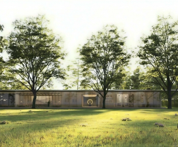 Modern Park Landscape-ID:907398948