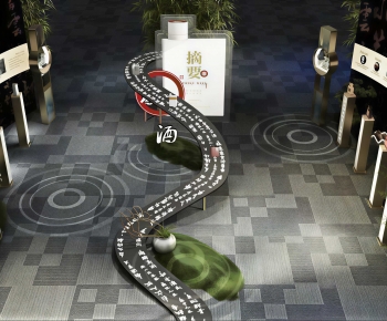 Modern Exhibition Hall-ID:826536894